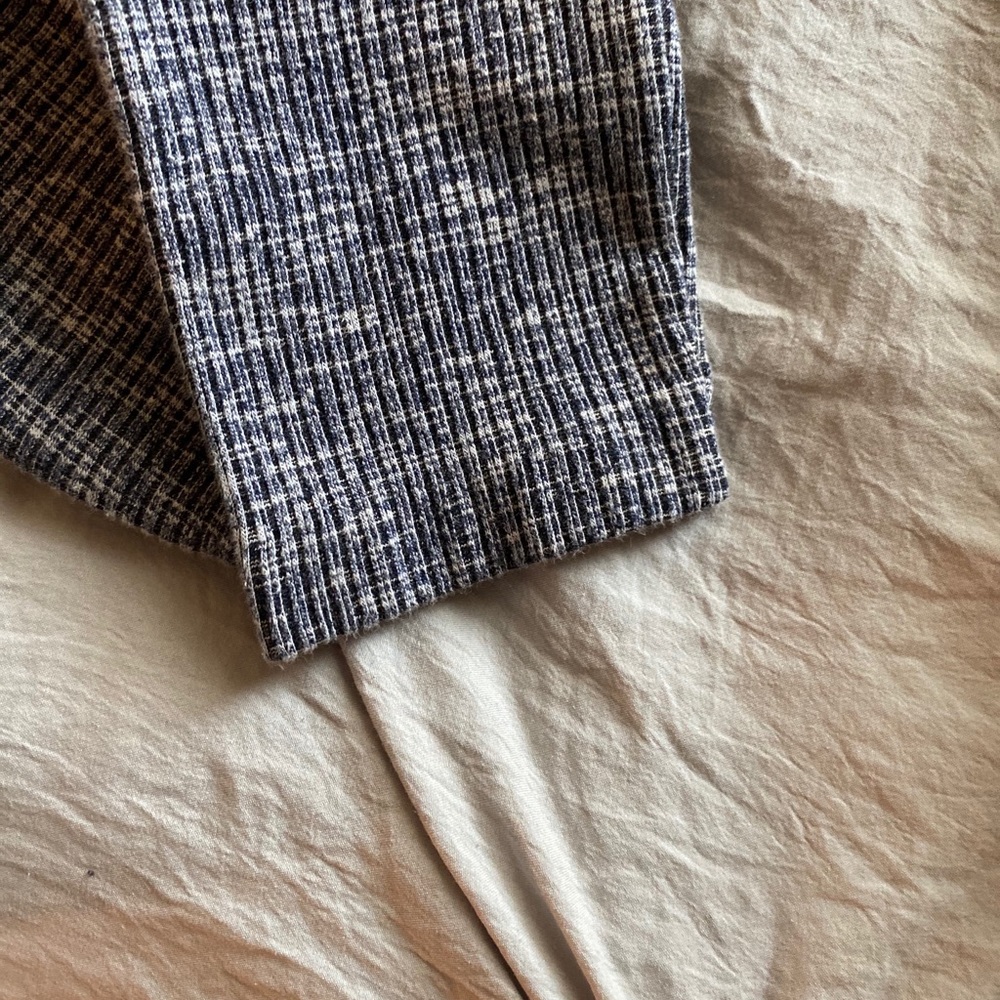 grey and white sweats